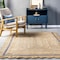 Nuloom Tera Petals Braided Jute Area Rug 9ft x 12ft SVNR01A-9012 - alternate 5